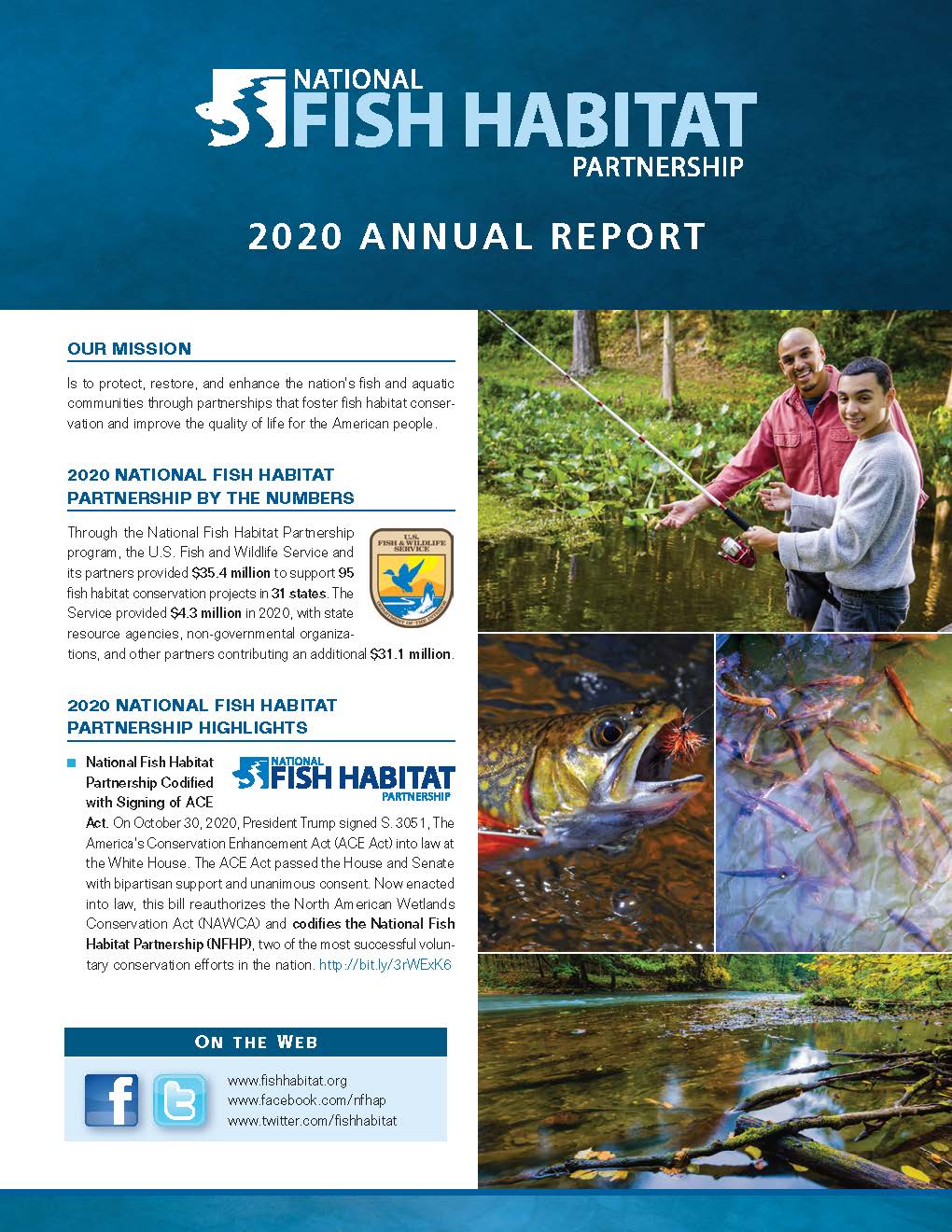 National Fish Habitat Partnership Releases 2020 Annual Report